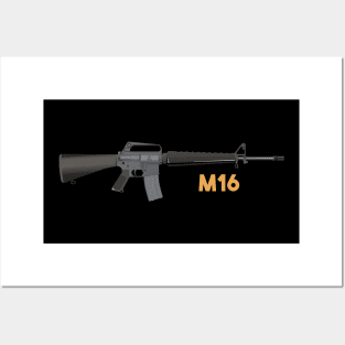 M16 Rifle Posters and Art